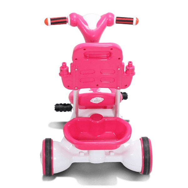 Rock Rider With Backrest 3Y Pink