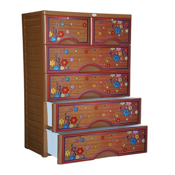 RFL Wardrobe Double 5D KD Elegant TeakWood