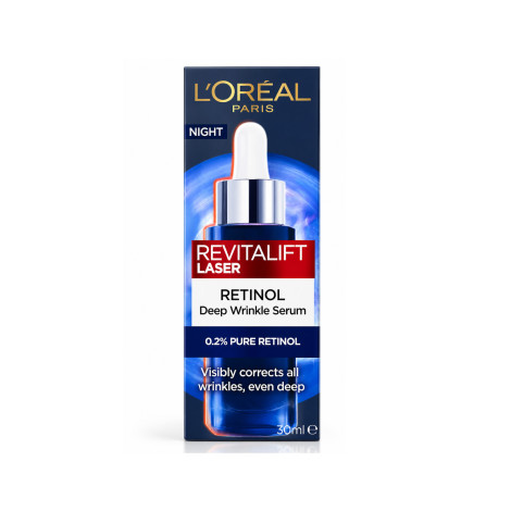 L'Oreal Revitalift Laser Retinol Deep Wrinkle Serum 30ml (Germany)