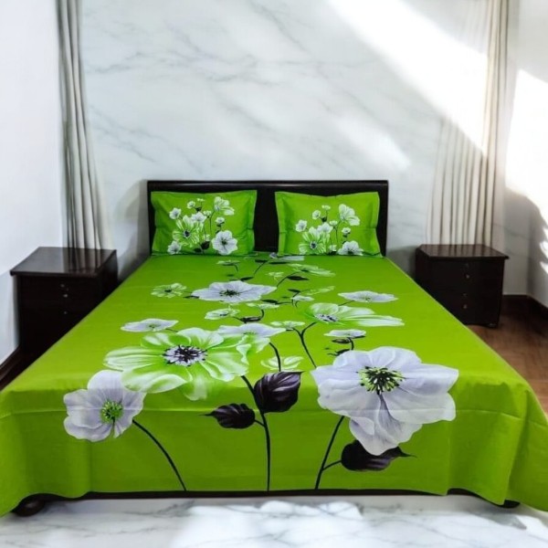 New Exclusive 100% Cotton Bed Sheet 7.5 feet by 8 feet