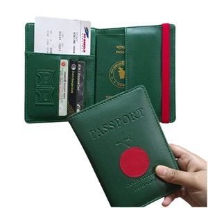 Leather Passport Covers Holder Wallet Case