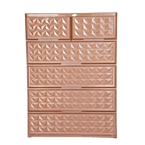 RFL Wardrobe Double 5D KD Diamond Eagle Brown