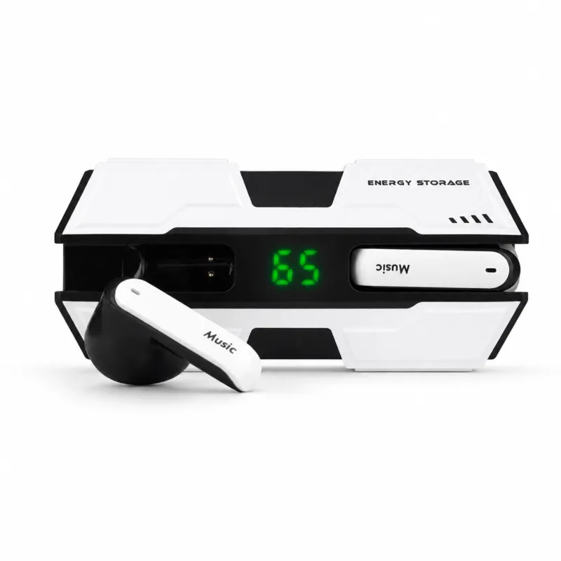 K8 Sport True Wireless Earbuds – In-Ear Bluetooth Earphones with Deep Bass, Touch Control, LED Digital Display & Secure Fit for Gym & Sports