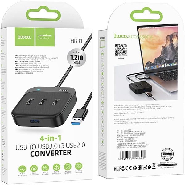 HOCO HB31 Hub Converter