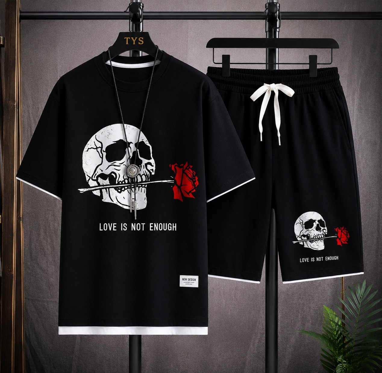 Mesh T-Shirt and Short Pant Set for Men, Chest 38 to 42, 160 GSM
