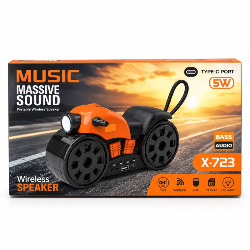 X-723 Motorcycle-Shaped Bluetooth Speaker