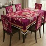 China Premium 3D Print Table Cloth Set
