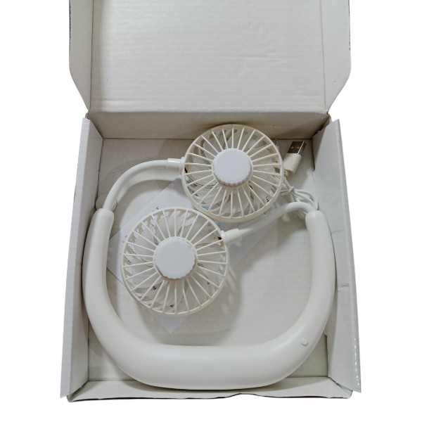 Portable Neck Fans Mini Cooling Fans Rechargeable Fans 360 Degree Free Rotation for Traveling, Sport