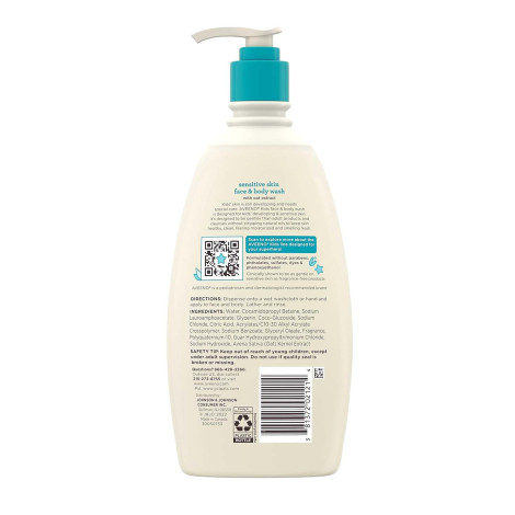 Aveeno Kids Sensitive Skin Face & Body Wash 532ml (Canada)