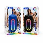 BS-27 RGB Portable Wireless Bluetooth Speaker – Splashproof, USB & TF Card Support