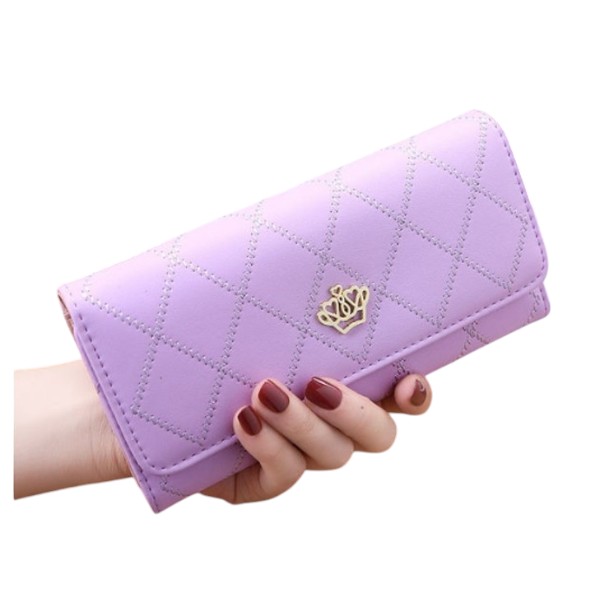 1pcs Women Ladies Leather Wallet Long Zip Purse Wallet