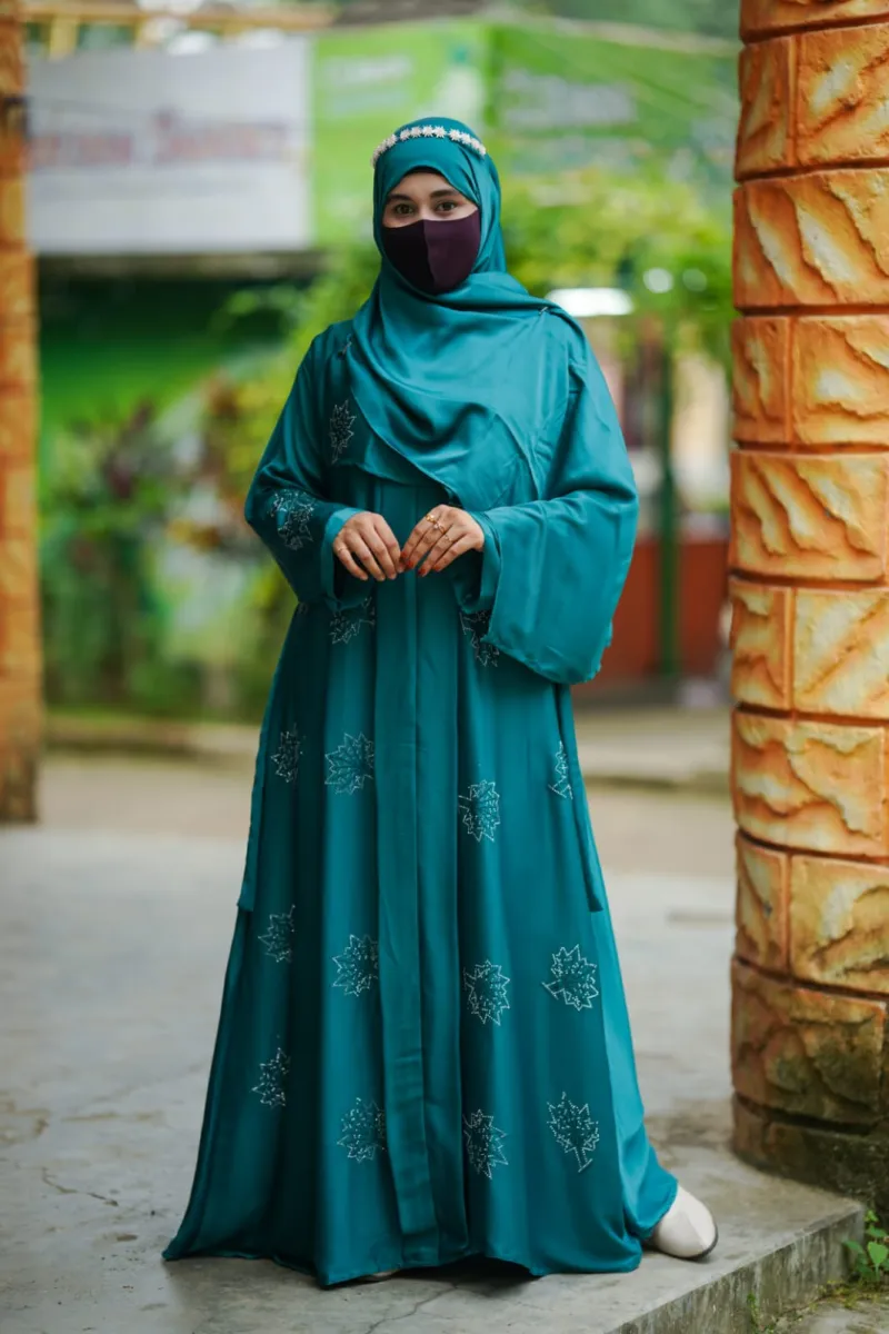 Afrin Stone Borka in Afran Fabric, Body 36 to 46