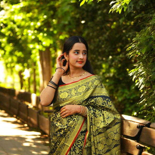 Stylish Silk Katan Saree