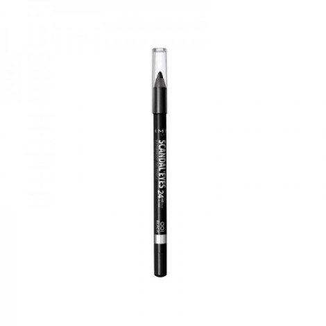 Rimmel Scandaleyes Waterproof Gel Pencil 001 Black (France)