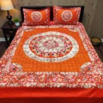 Pure Panel Cotton Bed Sheet with 2 Pillow Covers, 6 Colours