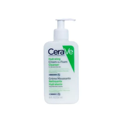 CeraVe Hydrating Cream to Foam Cleanser 236ml (France)
