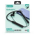 Recrsi RE-NY026 Wireless Bluetooth Neckband Headset | 18 Hours Playtime, Super Waterproof Sports Earphones with Mic, EQ & Magnetic Earbuds