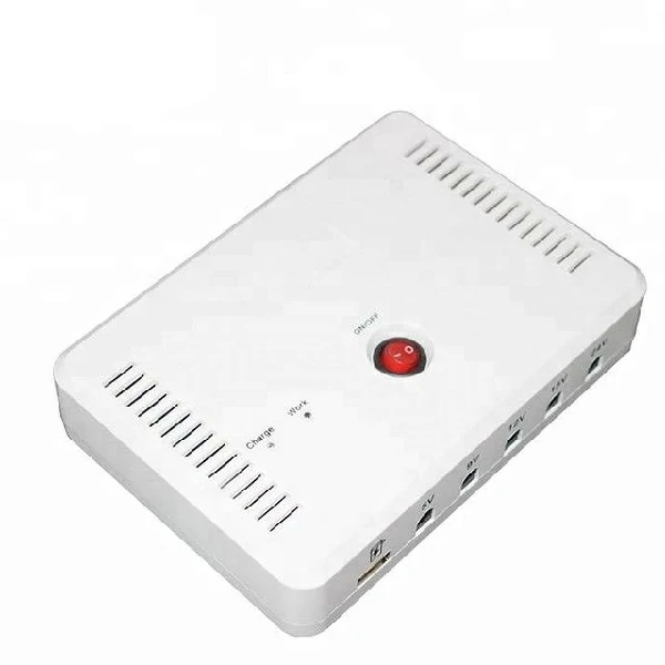 SKE SK616 Mini UPS For Wifi Router + ONU + IP Cam/CC Cam ( 13,200mAh With 5 Output)