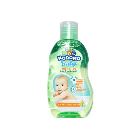 Kodomo Baby Top To Toe Hair & Body Bath 200ml (Indonesia)