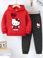 Toddler and Kids Hoodie with Pant, 280-300 GSM, 6 Colours