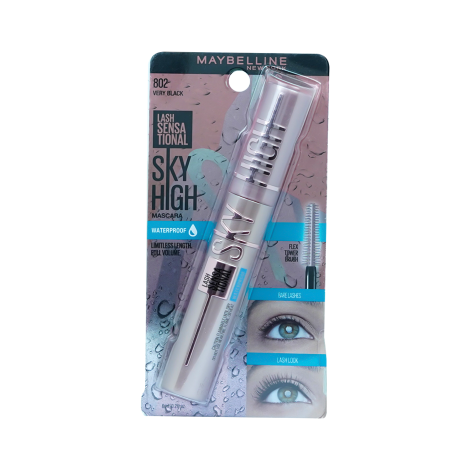Maybelline Sky High Waterproof Mascara - 802 Very Black (China)