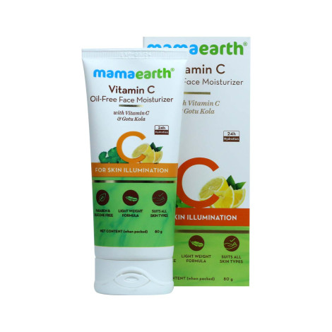 Mama Earth Vitamin C Oil-Free Moisturizer 80g (India)
