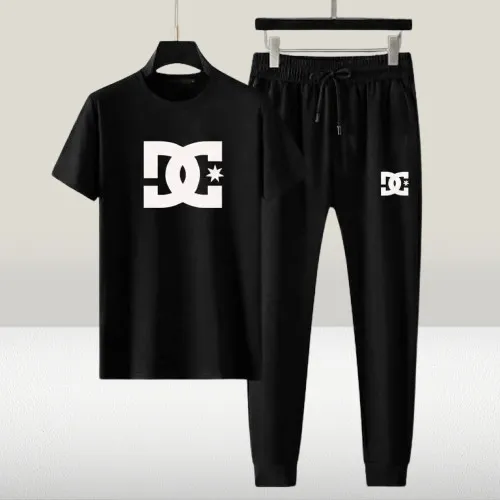 Men's Mesh Fabric T-Shirt and Full Pant Set, 4 Colours
