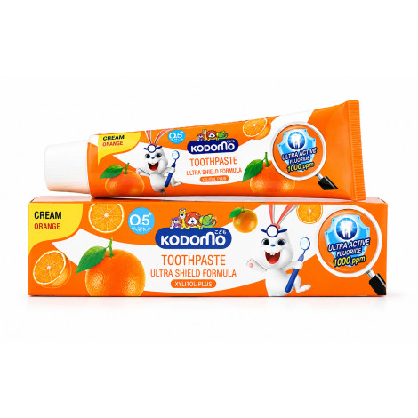 Kodomo Orange Cream Toothpaste Kids 0.5+yrs up 65g (Thailand)