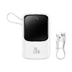 Baseus Qpow Pro Overseas Edition 10000mAh White 20W Lightning & Type-C Power Bank