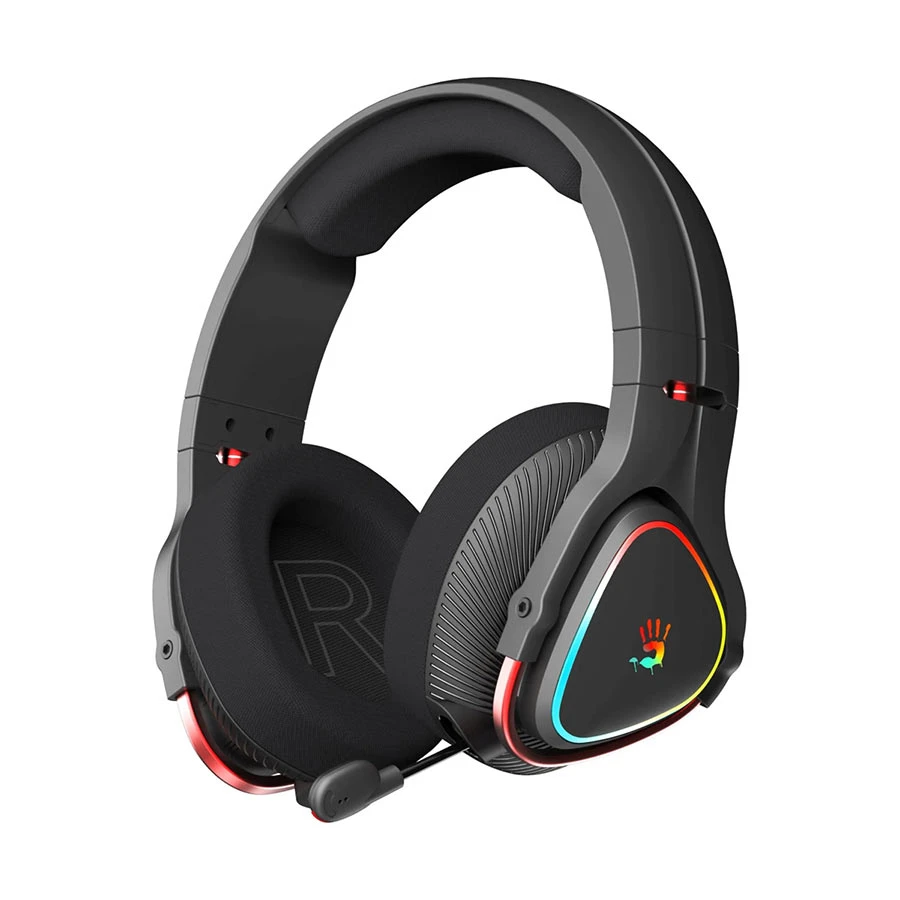 A4Tech Bloody MR720 RGB Black Wireless (Tri Mode) Gaming Headphone