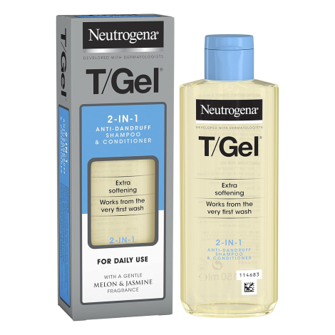 Neutrogena T/Gel 2-In-1 Anti Dandruff Shampoo & Conditioner 250ml (Greece)