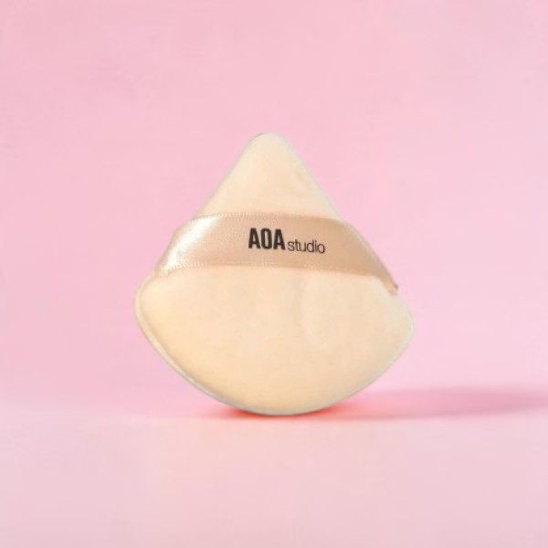 AOA Studio Velvet Puffs Makeup Sponge - Off White (China)