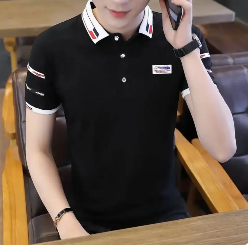 Men's Pure Cotton Polo Shirt, 190 GSM, Sizes M to XXL