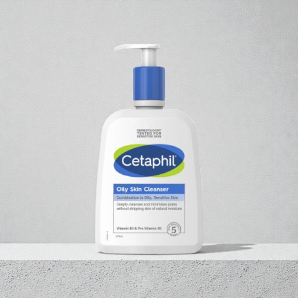 Cetaphil Oily Skin Cleanser Combination To Oily, Sensitive Skin 473ml (Canada)