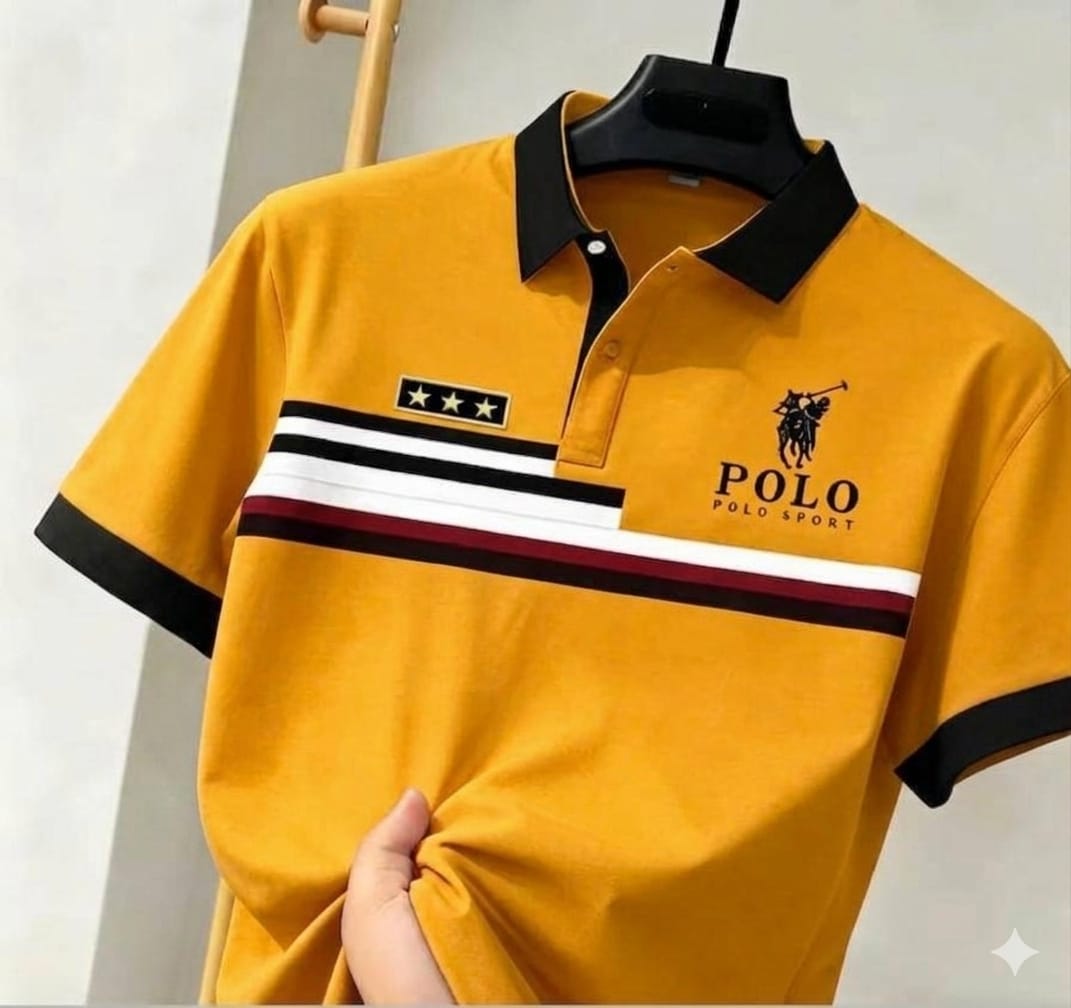 Men's Knit-Dyed PK Cotton Polo Shirt, Half Sleeve, 210 GSM