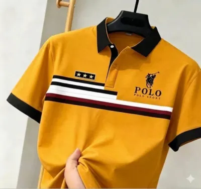Men's Knit-Dyed PK Cotton Polo Shirt, Half Sleeve, 210 GSM