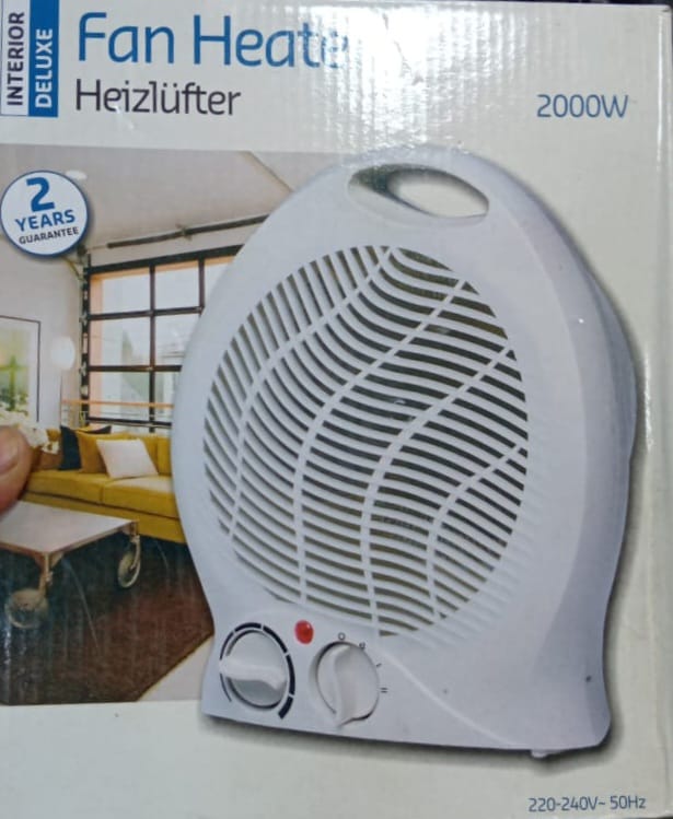 Interior Deluxe 2000W Fan Heater