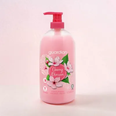 Guardian Cherry Blossom Moisturising Shower Cream 1000ml (Malaysia)