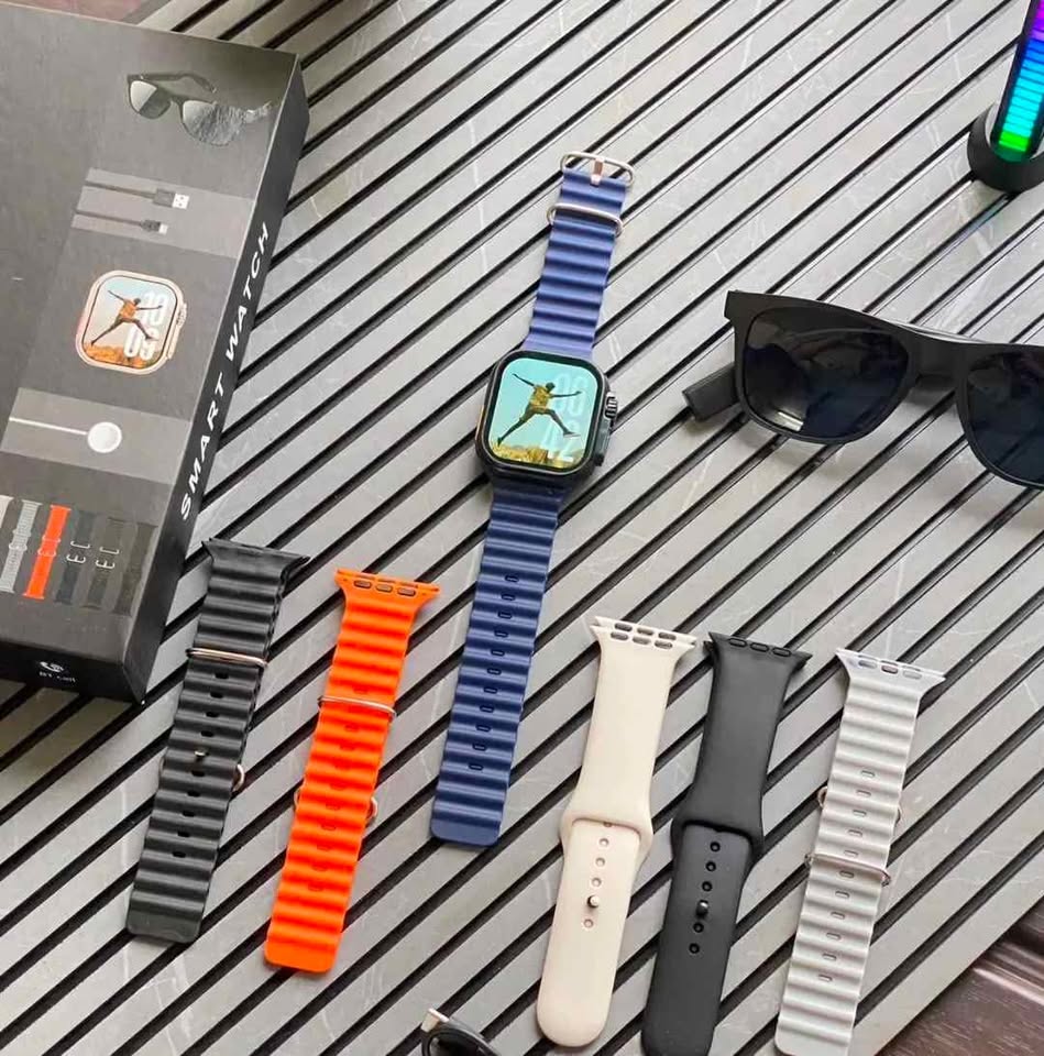 LAXASFIT Smartwatch Set – 2 Devices with 6 Straps
