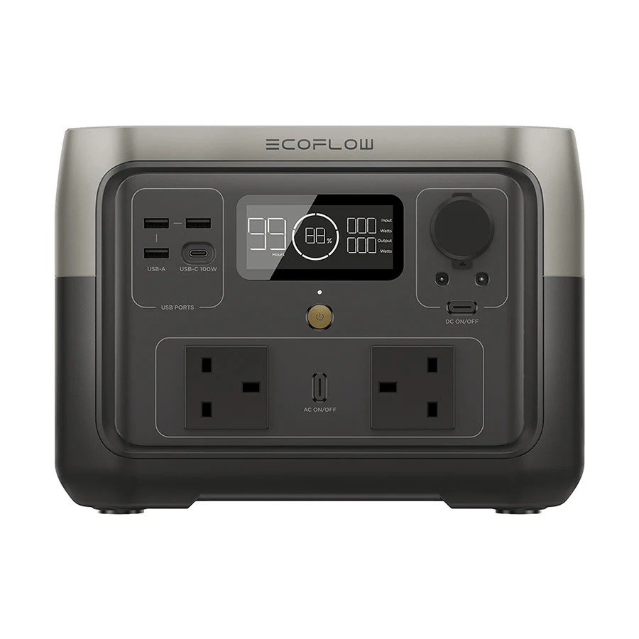 EcoFlow River 2 Max 512Wh 500W Output Gray Portable Power Station