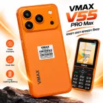 VMAX V55 PRO Max Feature Phone – 2.8" HD Display, 2500mAh, Dual SIM