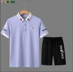 Men's 200 GSM Pure Cotton Polo and Half Pant Set in 6 Colours