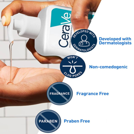 CeraVe Foaming Facial Cleanser for Normal to Oily Skin 87ml (USA)