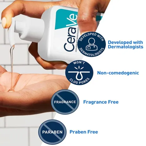 CeraVe Foaming Facial Cleanser for Normal to Oily Skin 87ml (USA)