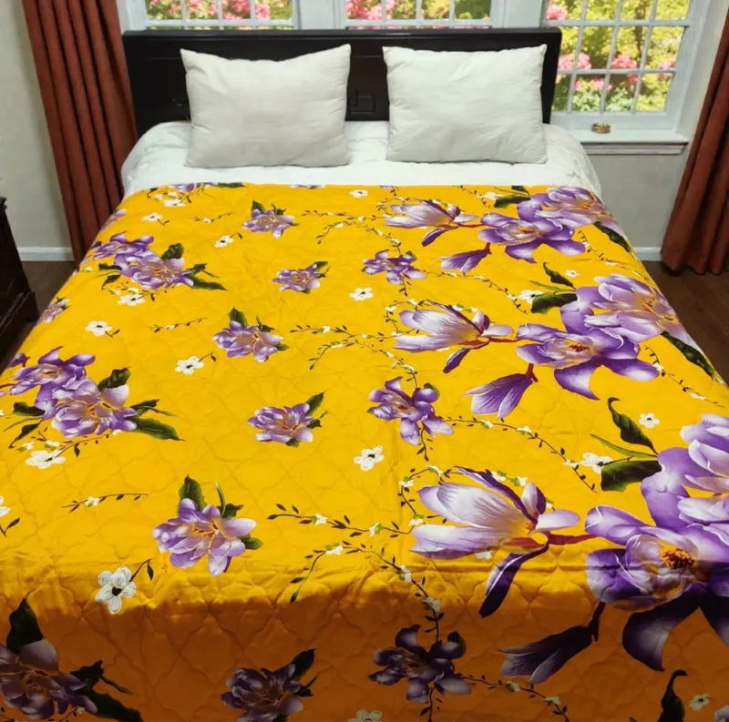 Pure Cotton Twill AC Katha, 7.5 x 7 Feet