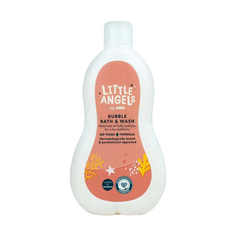Asda Little Angels Bubble Bath & Wash 500ml (UK)