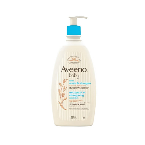 Aveeno Baby Daily Wash & Shampoo 532ml (USA)