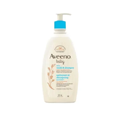 Aveeno Baby Daily Wash & Shampoo 532ml (USA)