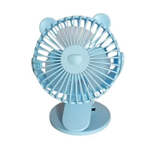 USB Table Fan Mini Wind Power Handheld Clip Fan Desktop Convenient Portable Student Cute Small Cooling Ventilador 360 Rotation