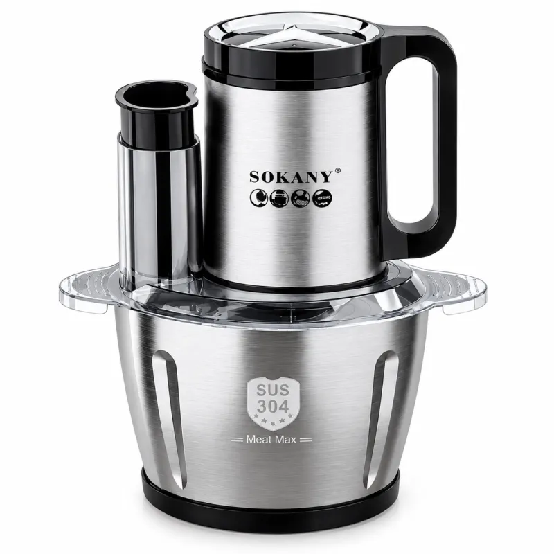 Sokany 6-in-1 Food Processor & Chopper